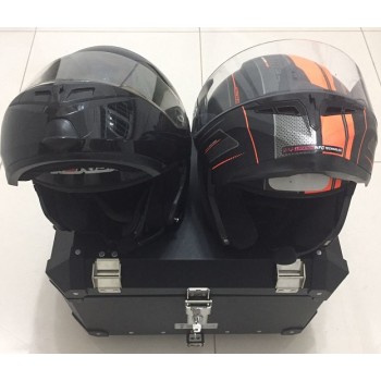 Conjunto Baú Lateral + Top Case + Suportes - TRIUMPH tiger 1200 + BOLSAS INTERNAS